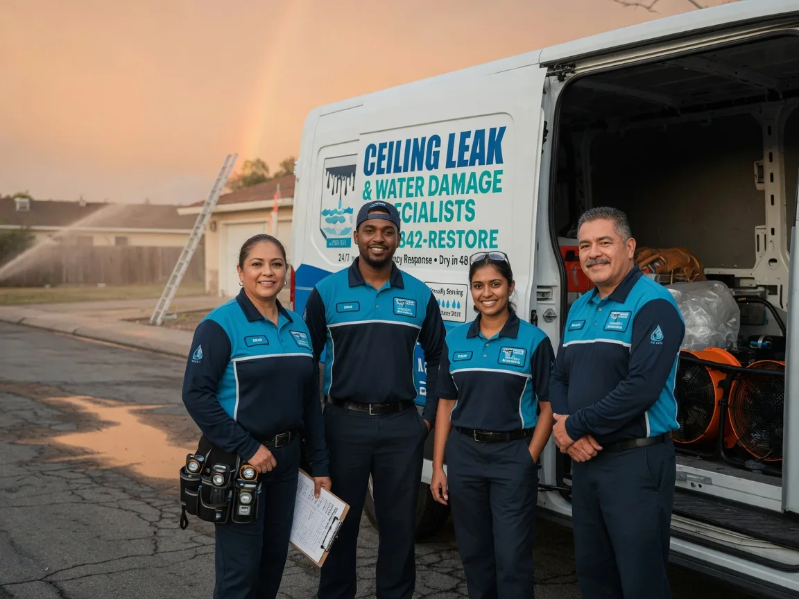 Ceiling Leak Cleanup company in Walthourville, GA