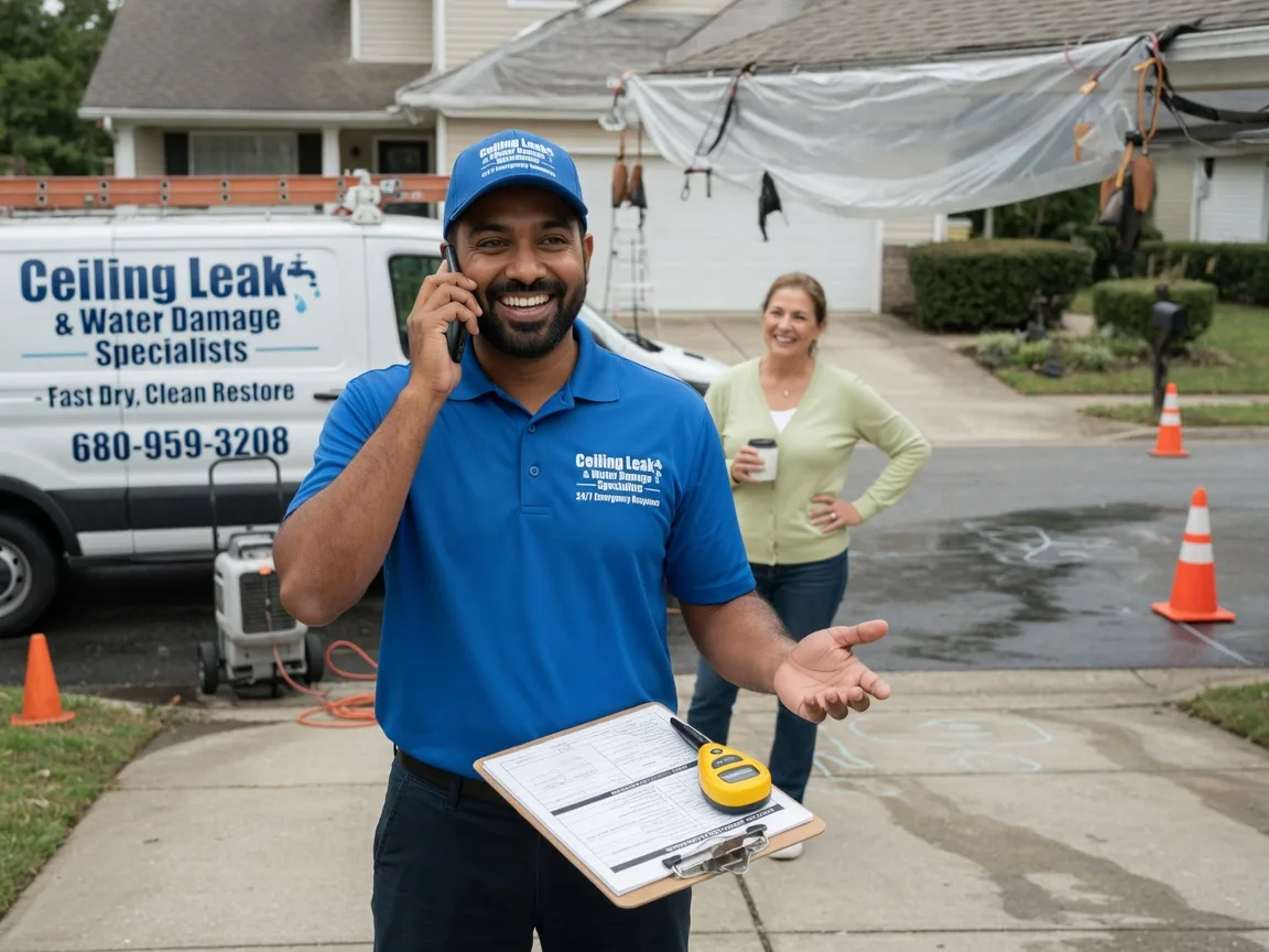 Ceiling Leak Cleanup Walthourville, GA FAQs